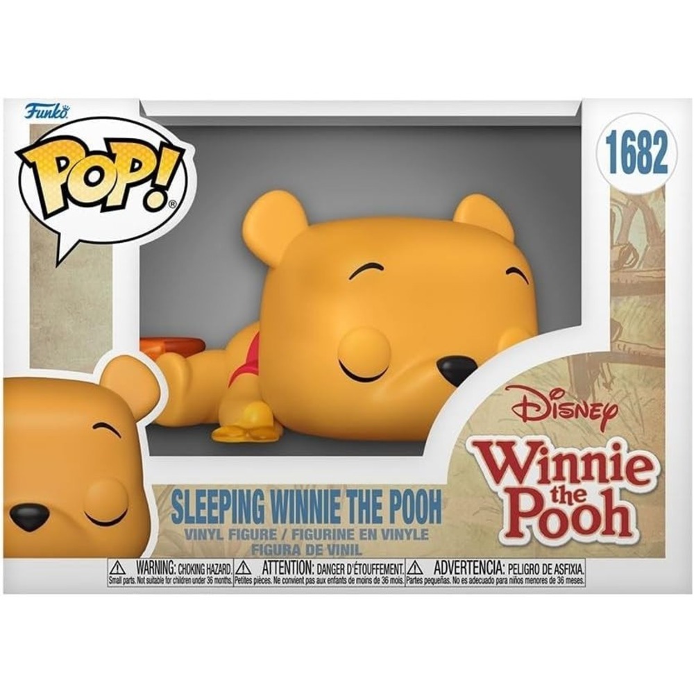 Funko Pop Disney Winnie the Pooh Sleeping Vinyl Figure 1682 Honey Pot Yellow New